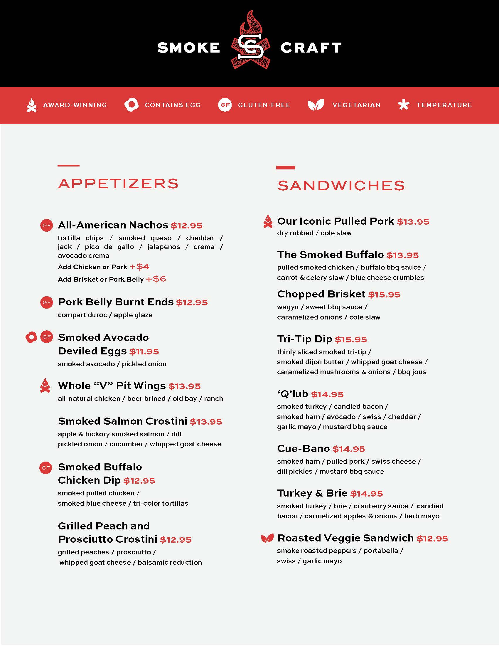 MENU Smokecraft Modern Barbecue