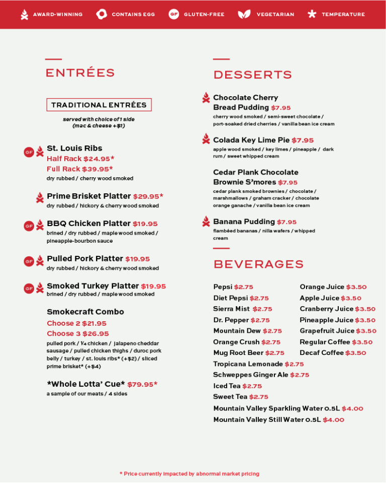 MENU Smokecraft Modern Barbecue