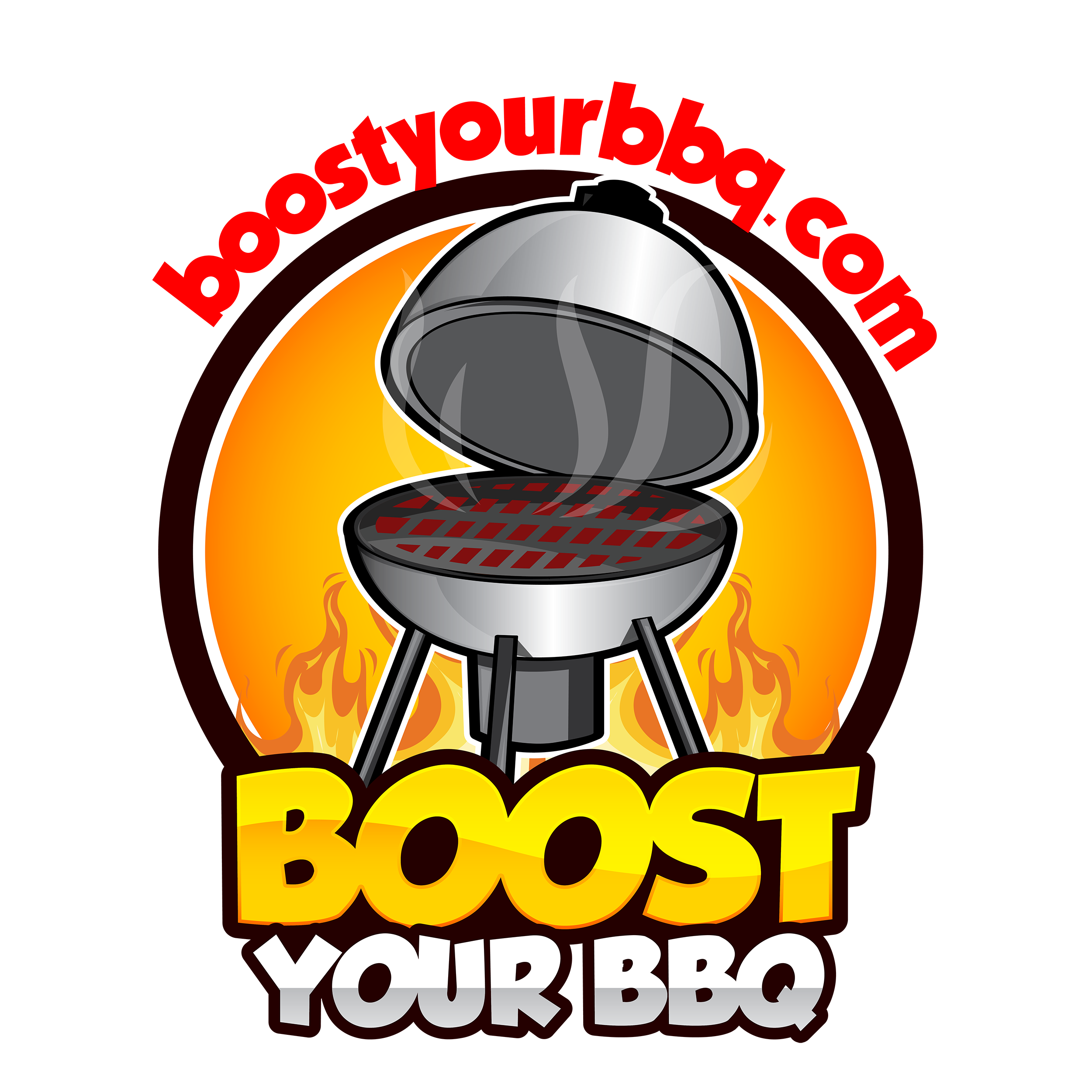 Boost Your BBQ Logo PNG